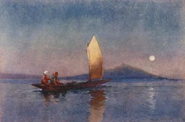 Neuseeland: Abend am Lake Roto-rua