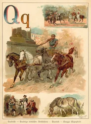 Buchstabe Q (Chromolitho)