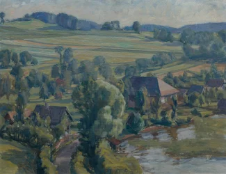Atterseelandschaft bei Unterbuchberg