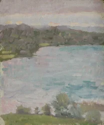 Landschaft am See