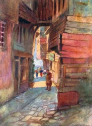 Straßenszene, Roumeli Hissar