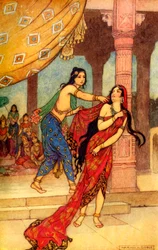 Die Prüfung der Königin Draupadi, 1913