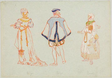 Bürger- und Bauerntracht des 16. Jahrhunderts