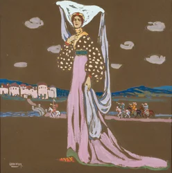 Die Nacht (Spazierende Dame)