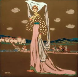 Die Nacht (Spazierende Dame)