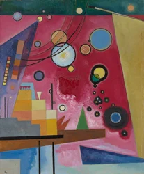 Kandinsky - Schweres Rot, 1924 (Juli)
