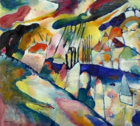 Landschaft mit Regen. 1913