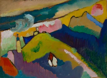 Murnau – Berglandschaft mit Kirche