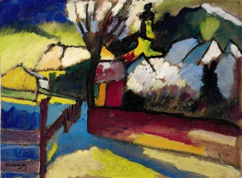 „Herbstlandschaft mit Baum“