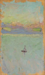 Segelboot auf dem Meer