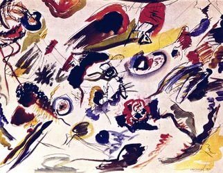Das erste abstrakte Aquarell
