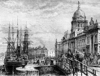 Dublin, Irland, 19. Jahrhundert
