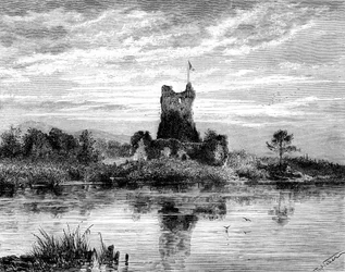 Ross Castle, County Kerry, Irland, 19. Jahrhundert