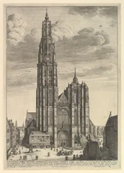 Antwerpener Kathedrale Prospectvs Tvrris Ecclesiæ Cathedralis