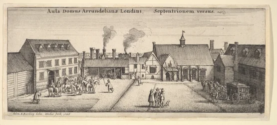 Arundel House von Norden, 1646