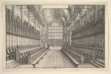 Chor und Chorgestühl in der St George
