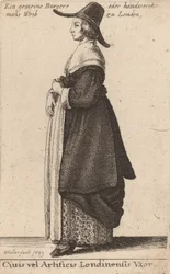 Ehefrau eines Londoner Bürgers oder Handwerkers, 1643
