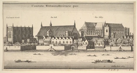 Ciuitatis Westmonasteriensis pars Westminster vom Fluss, 1647