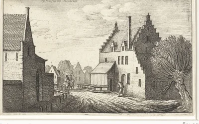Dorfstraße in Hemsen bei Mechelen
