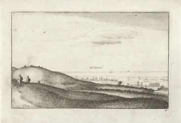 Landschaft mit Blick auf Shoreham