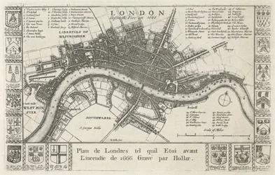 London vor dem Brand von 1666