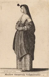 Mulier Generosa Coloniensis, 1643