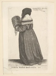 Nobilis Mulier Brabantica, Adlige Frau aus Brabant, 1648