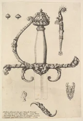 Ornamentaler Schwertgriff, 1642