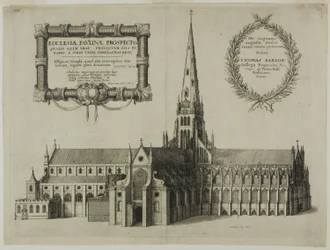 St. Pauls von Süden mit dem Turm
