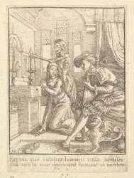 Die Nonne, aus dem Totentanz, 1651