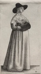 Die verschiedenen Gewohnheiten englischer Frauen, von der Adligen bis zur Landfrau..., 1640