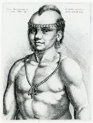 Virginischer Indianer, 1645
