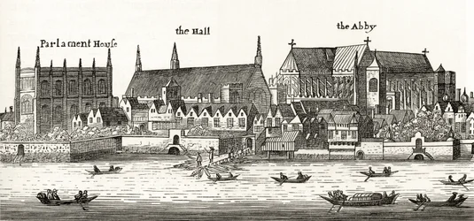 Westminster im Jahr 1647, aus 