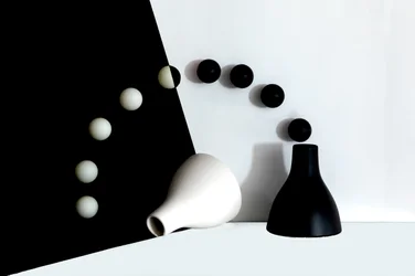 Schwarz-weiße Balance