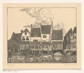 Häuser am Hafen von Enkhuizen