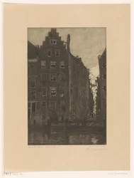 Häuser am Damrak in Amsterdam