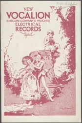 Vocalion Records Bulletin, 1920er Jahre