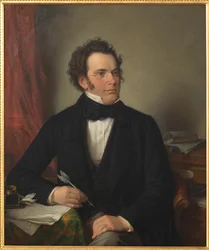 Porträt von Franz Schubert 1797-1828, 1875