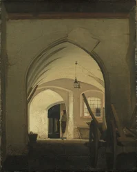 Ein Kutschenhaus. Partenkirchen