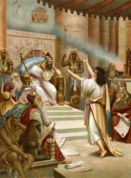 Joseph deutet die Träume des Pharao