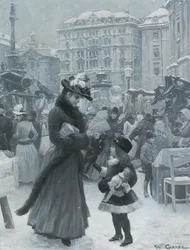 Der Weihnachtsmarkt Am Hof, 1901