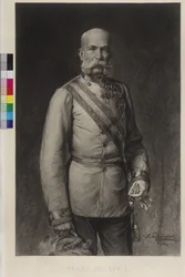 Franz Joseph I in Galauniform eines Feldmarschalls