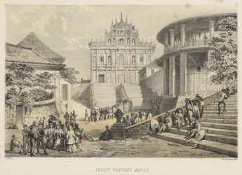 Jesuitenkloster, Macao, 1855