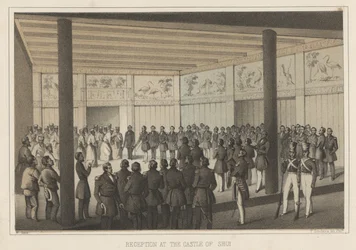 Empfang im Schloss von Shui, 1855