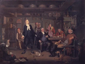 Aus Ludvig Holbergs "Erasmus Montanus", III. Akt, 3. Szene