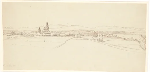 Aussicht auf Mora in Dalarne