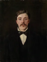 Bildnis Dr. Karl Ignaz Trübner, Bruder des Künstlers