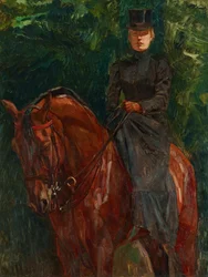Reiterin (Ida Görtz zu Pferde)