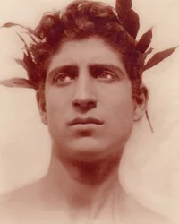 Studie eines Jungen mit Kranz, Sizilien, ca. 1898