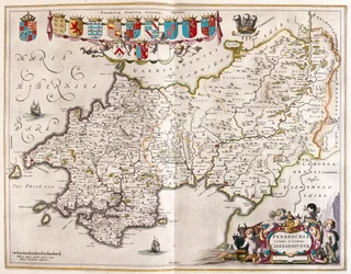 Pembrokeshire und Carmarthenshire, in 